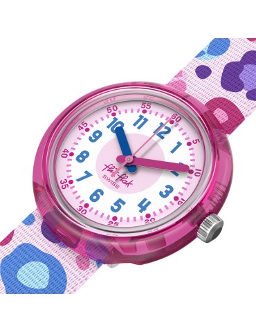 Flik Flak Watch - Time To Roar - 32mm - Speckled Pink - ZFPNP166 2