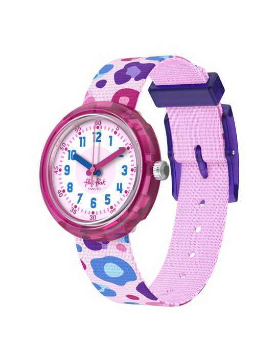 Flik Flak Watch - Time To Roar - 32mm - Speckled Pink - ZFPNP166