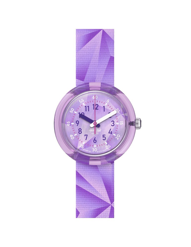 Flik Flak Watch - Purple Prism - 32mm - Abstract Purple - ZFPNP167