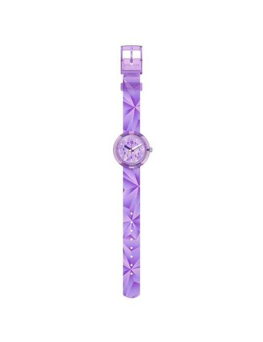 Flik Flak Watch - Purple Prism - 32mm - Abstract Purple - ZFPNP167