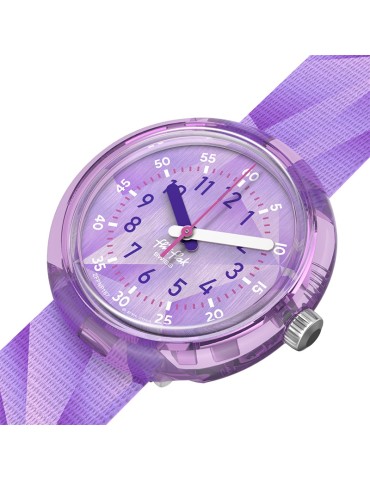 Orologio Flik Flak - Purple Prism - 32mm - Viola Astratto - ZFPNP167 2