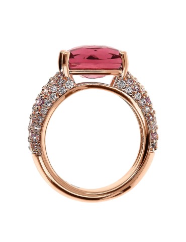 Anello Bronzallure - Rosso Bordeaux-Cubic Zirconia-WSBZ02366.BRD-CZ-16 2
