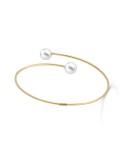 Coscia Bracelet - in 18K Yellow Gold with 7.5-8mm Freshwater Pearls - 0