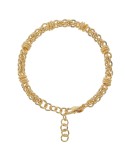 Collana Etrusca - Itaca-Gold-Catena ad Intreccio-Rondelle-WSET00740.YG
