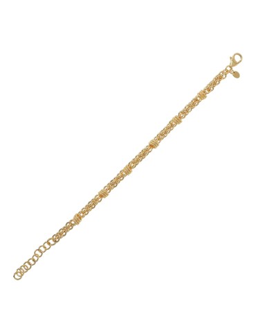 Collana Etrusca - Itaca-Gold-Catena ad Intreccio-Rondelle-WSET00740.YG 2