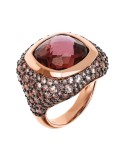 Bronzallure Ring - Chevalier - Prisma Gem - Pink - WSBZ02378. MAR-16