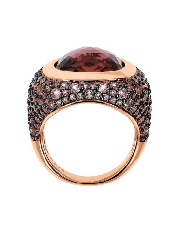 Bronzallure Ring - Chevalier - Prisma Gem - Pink - WSBZ02378. MAR-16 2