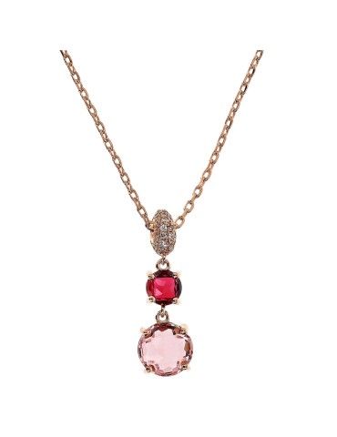 Collana Bronzallure - Preziosa  -Pendente-Prisma Gem Rosa-WSBZ02394.RM