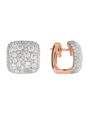 Orecchini Bronzallure - Quadrati - Pavè - Cubic Zirconia -WSBZ02470.WR