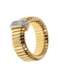 Anello Bronzallure - Altissima-Maglia Tubogas-Zirconi-WSBZ02399Y.YG-16