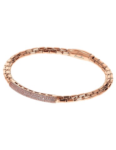 Bracciale Bronzallure - Maglia Veneziana - Cubic Zirconia-WSBZ02400.WR