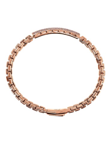 Bronzallure Bracelet - Venetian Mesh - Cubic Zirconia-WSBZ02400.WR 2