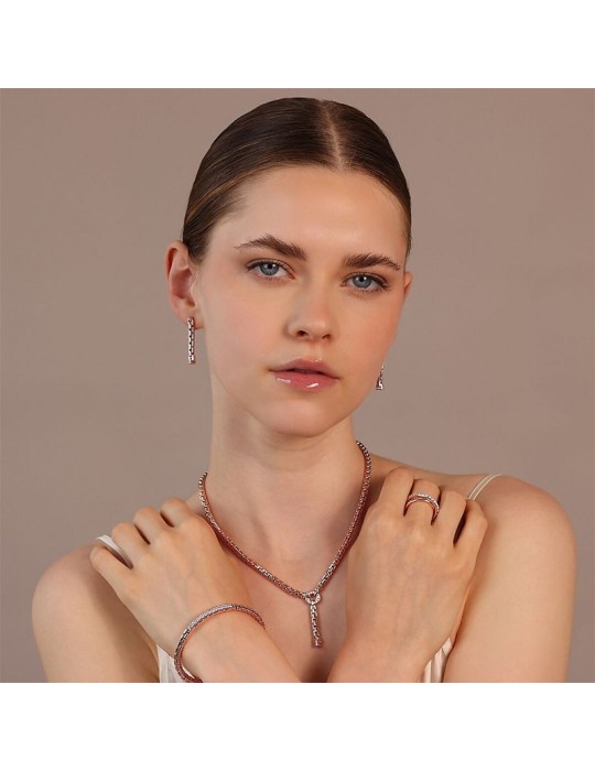 Bracciale Bronzallure - Maglia Veneziana - Cubic Zirconia-WSBZ02400.WR