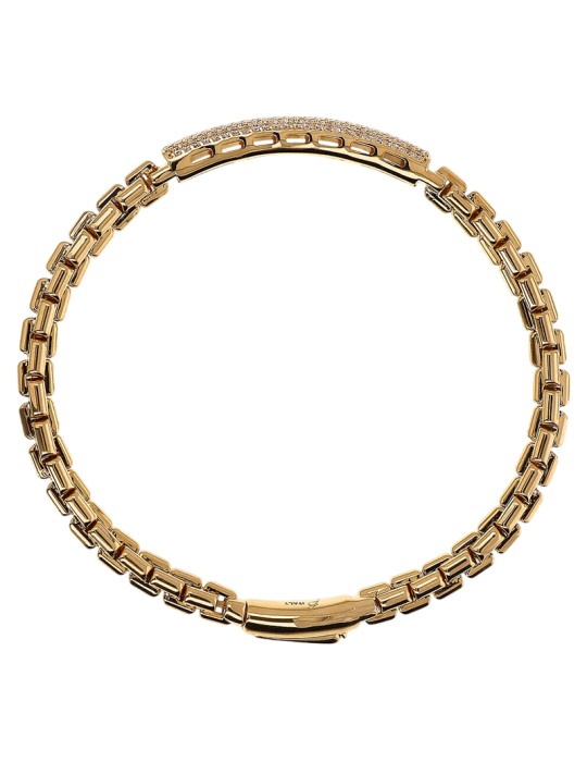 Bracciale Bronzallure - Maglia Veneziana- Cubic Zirconia-WSBZ02400Y.YG