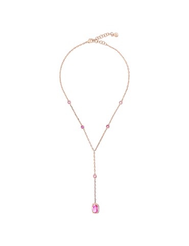 Collana Bronzallure - Castoni - Pendente - Pietra Rosa - WSBZ02432.KU 2