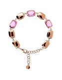 Bracciale Bronzallure - Pepite Lucide - Prisma Gem Rosa -WSBZ02436.KU