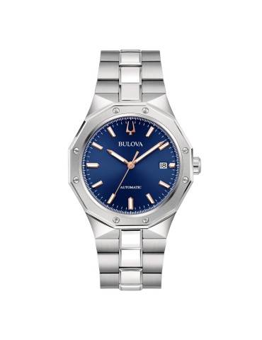 Bulova Watch - Octagon Mechanical Automatic 40mm Blue Rose - 0