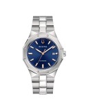 Orologio Bulova - Octagon Meccanico Automatico 40mm Blu - 96B463