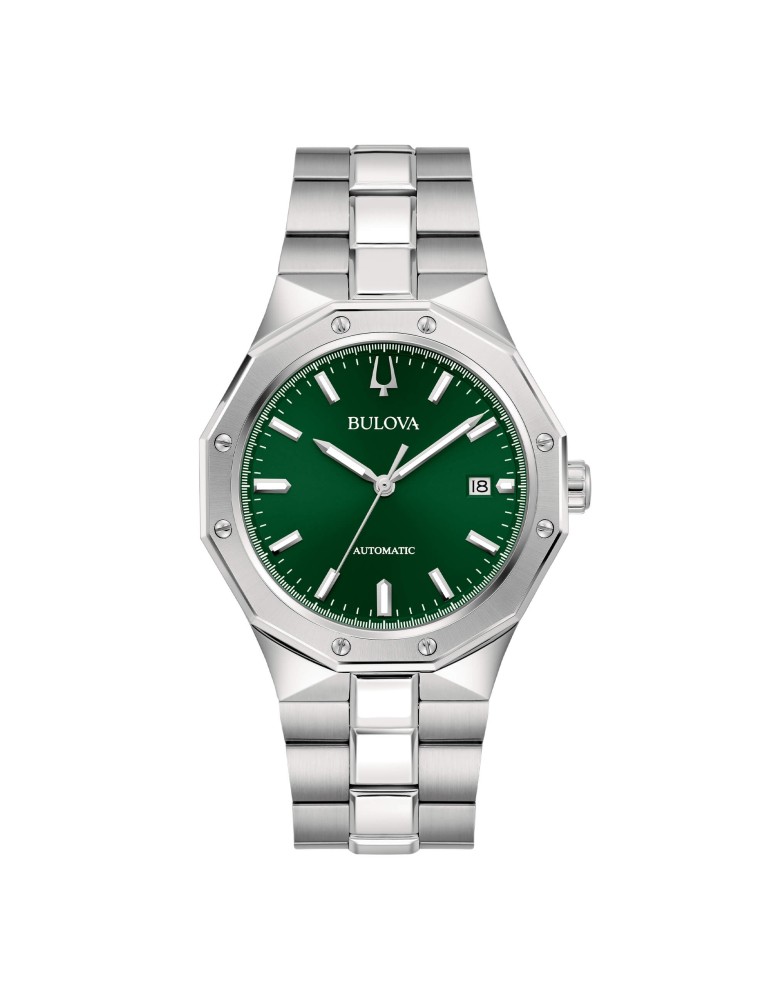 Bulova Watch - Octagon Mechanical Automatic 40mm Green - 0