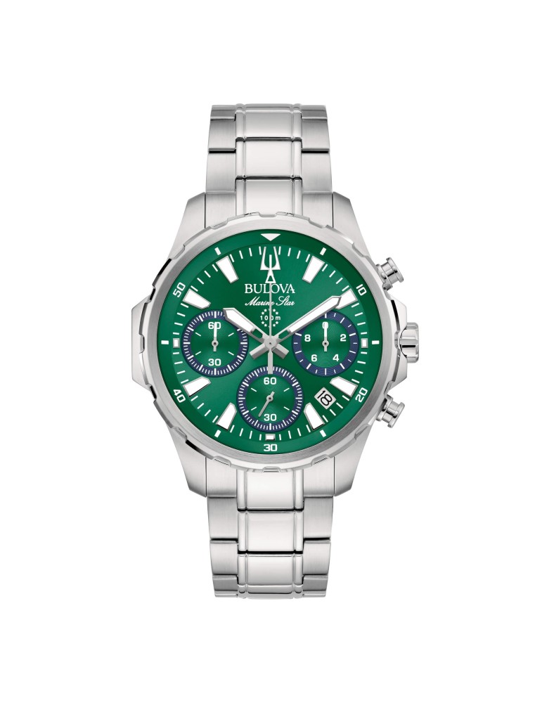 Orologio Bulova - Marine Star Quarzo Cronografo 40mm Verde - 96B465