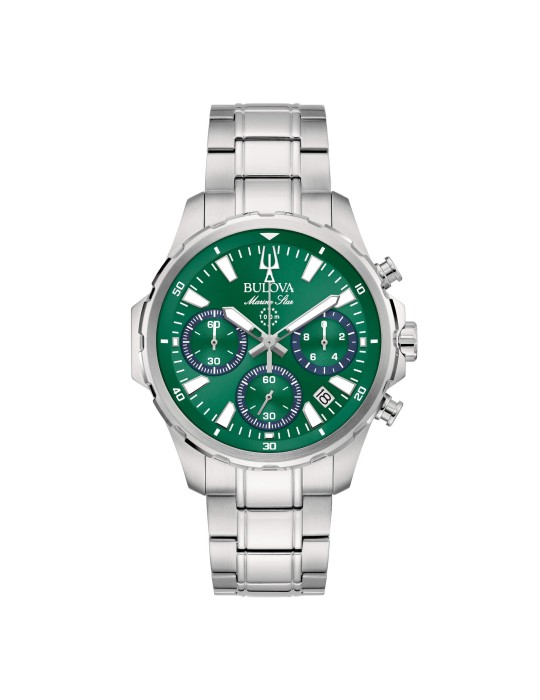 Orologio Bulova - Marine Star Quarzo Cronografo 40mm Verde - 96B465