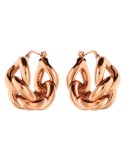 Bronzallure Earrings - Purity -Rose Gold-Grumetta Chain-WSBZ02475.R