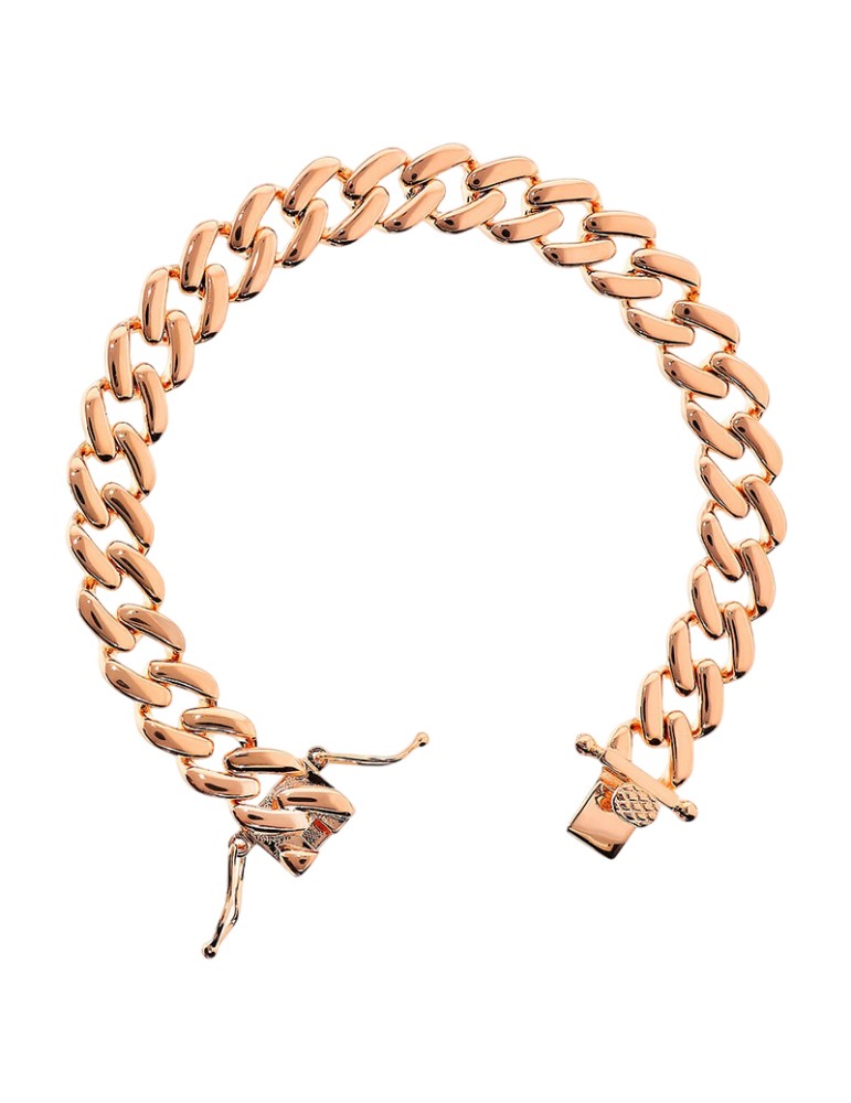 Bracciale Bronzallure - Rosè -Catena Grumetta Lucida-Large-WSBZ02477.R