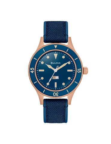 Bulova Watch - Mil-Ships Bronze 150th Anniversary Limited Edition 41mm Blue - 0