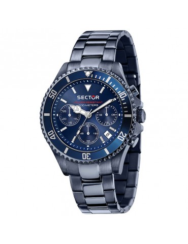 Sector Men's Watch - 230 Chronograph 43mm Blue - 0