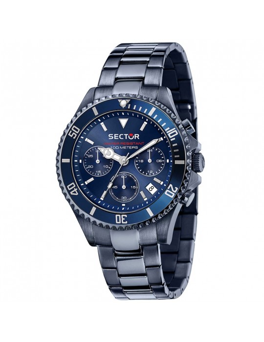 Sector Men's Watch - 230 Chronograph 43mm Blue - 0
