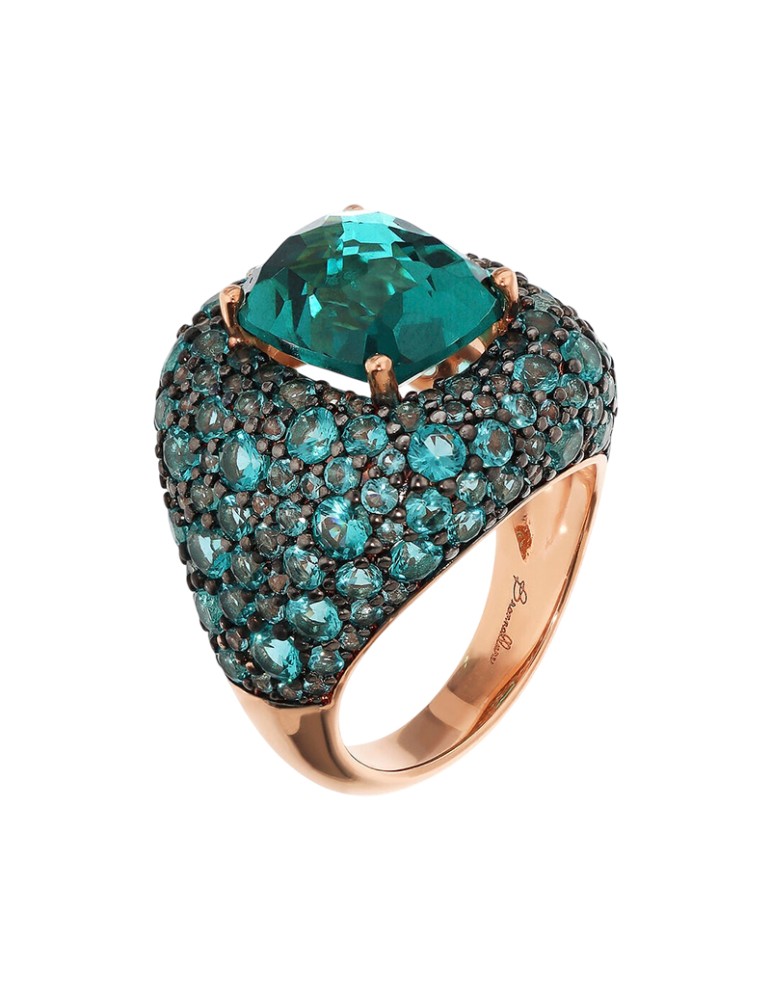 Anello Bronzallure - Chevalier - Prisma Gem Verde - WSBZ02497.PA-16