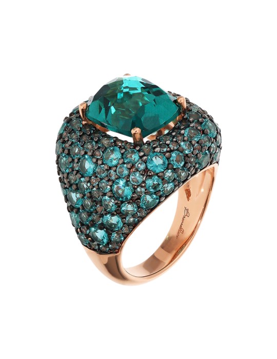 Anello Bronzallure - Chevalier - Prisma Gem Verde - WSBZ02497.PA-16