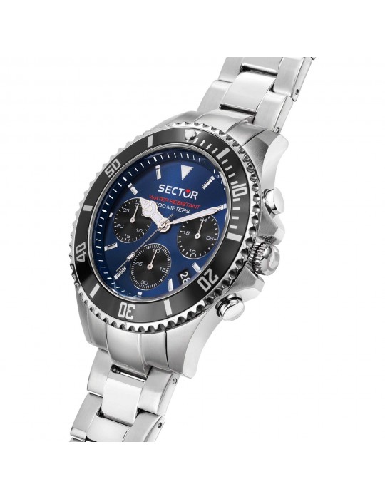 Sector Men's Watch - 230 Chronograph 43mm Blue - 0