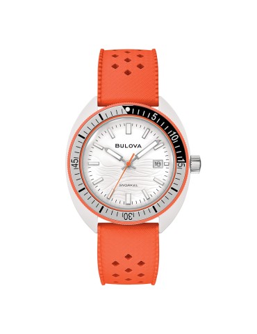 Bulova Watch - Snorkel Clownfish Quartz 41mm Orange White - 0