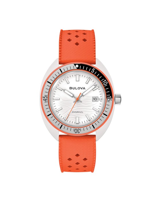 Orologio Bulova - Snorkel Clownfish Quarzo 41mm Arancione Bianco - 98B448