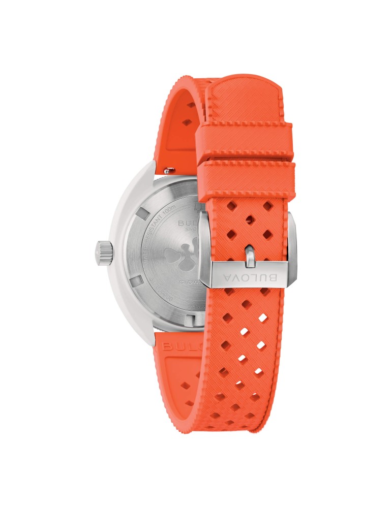 Bulova Watch - Snorkel Clownfish Quartz 41mm Orange White - 0