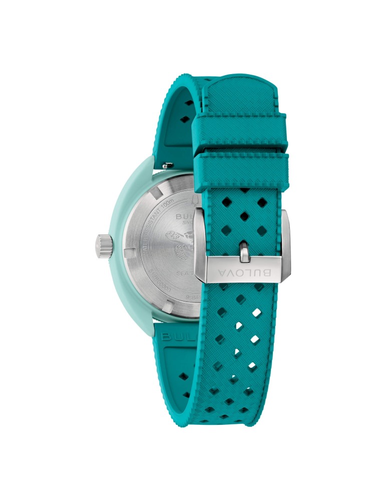 Bulova Watch - Snorkel Sea Turtle Quartz 41mm Teal Brown - 0