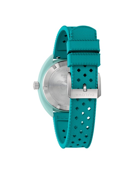 Orologio Bulova - Snorkel Sea Turtle Quarzo 41mm Verde Acqua Marrone - 98B446