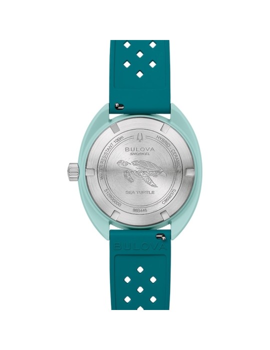 Bulova Watch - Snorkel Sea Turtle Quartz 41mm Teal Brown - 0