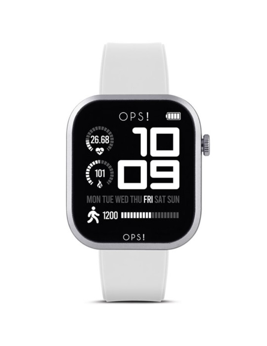Smartwatch Ops! - Call Pro - Multifunction - 42mm - White - OPSSW54