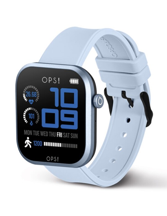 Smartwatch Ops! - Call Pro - Multifunction - 42mm - Light Blue-OPSSW57