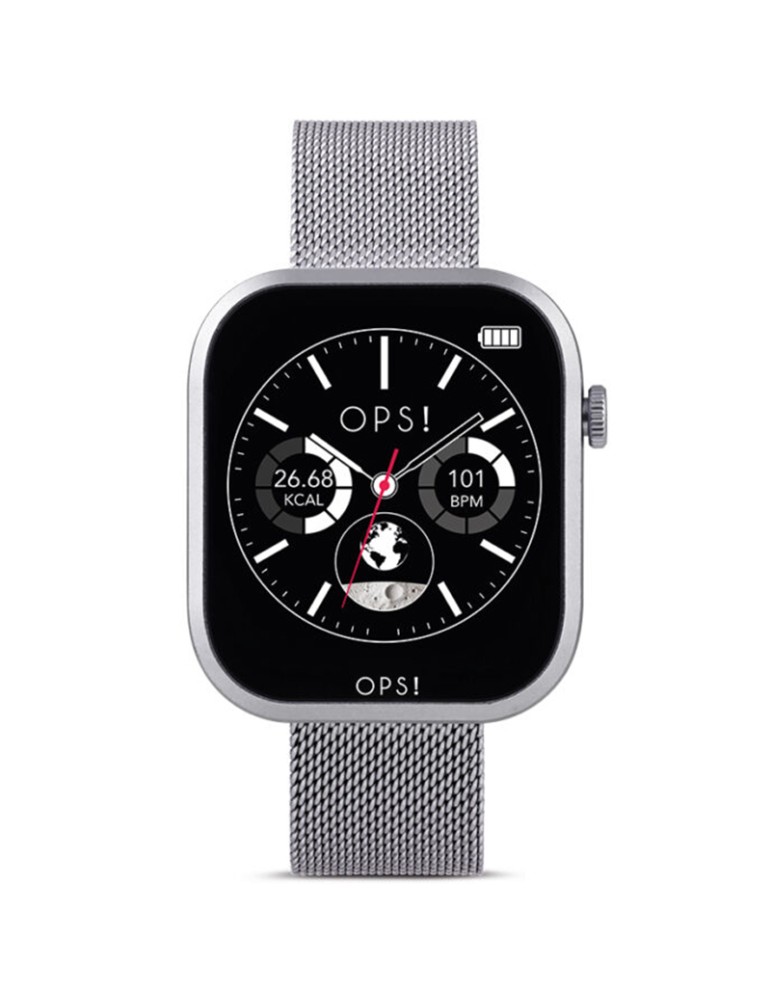 Smartwatch Ops! - Call Pro - Maglia Milano - 42mm - Silver - OPSSW60