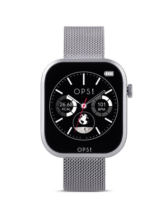Smartwatch Ops! - Call Pro - Maglia Milano - 42mm - Silver - OPSSW60