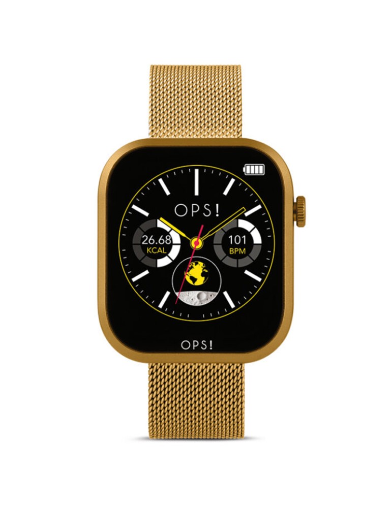 Smartwatch Ops! - Call Pro - Maglia Milano - 42mm - Gold - OPSSW61