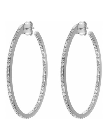 Orecchini Bronzallure - Cerchio - Silver - Cubic Zirconia-WSBZ00587W.W
