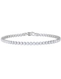 Bronzallure Bracelet - Tennis - White - White Zircons -WSBZ00576W. W