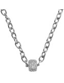 Collana Bronzallure-Catena Rolò-Pavè di Cubic Zirconia-WSBZ02377W.WHITE-CZ