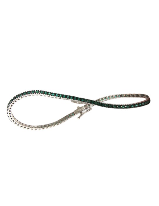 Bracciale Tennis Davite&Delucchi - Oro - Smeraldi Verdi 1,50 ct - 18 centimetri - BR002284SM-70516253