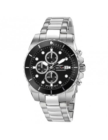 Sector Men's Watch - 450 Chronograph 43mm Black - 0