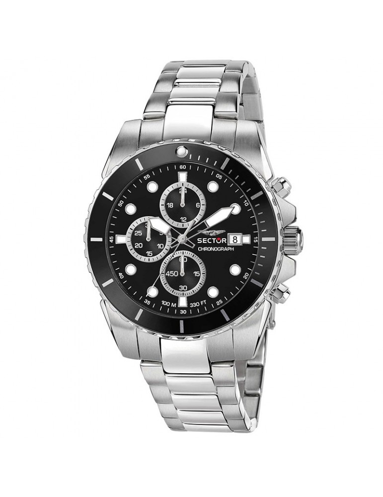 Sector Men's Watch - 450 Chronograph 43mm Black - 0